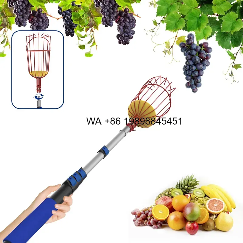 Fruit Picker Basket Telescopic Pole - Wmwmnu, pique à fruits télescopique de