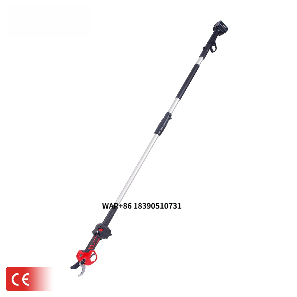 Electric Pruner With Extension Pole - Sécateur électrique sans fil de jardin