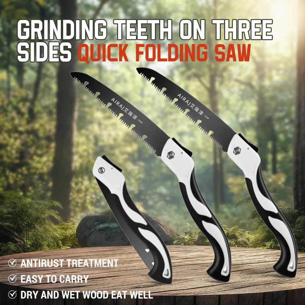 Pruning Saw Folding Hand Saw Tree - Scie à main pliante multifonctionnelle pour
