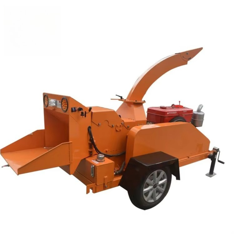 Garden Branch Shredder Wood Chipper - Broyeur de bois diesel fabriqué en