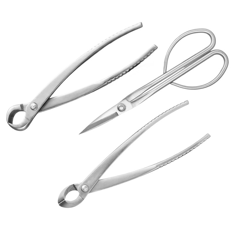 Bonsai Tool Set Stainless Carbon Steel - Kit d'outils pour bonsaï ABLK avec