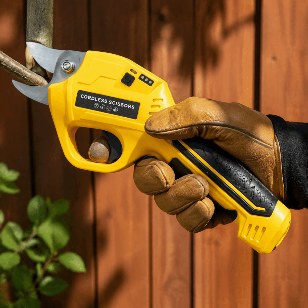 Cordless Electric Pruning Shears 30Mm - Sécateur électrique rechargeable, modèle robuste, lame