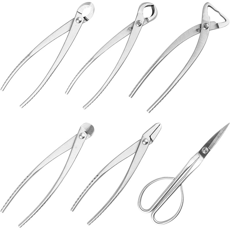 Bonsai Tool Set Stainless Carbon Steel - A01F-6 Ensemble d'outils de taille pour