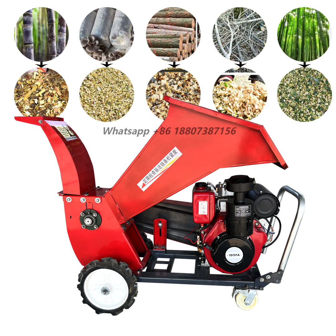 Garden Branch Shredder Wood Chipper - Nouvelle déchiqueteuse de bois robuste, broyeur