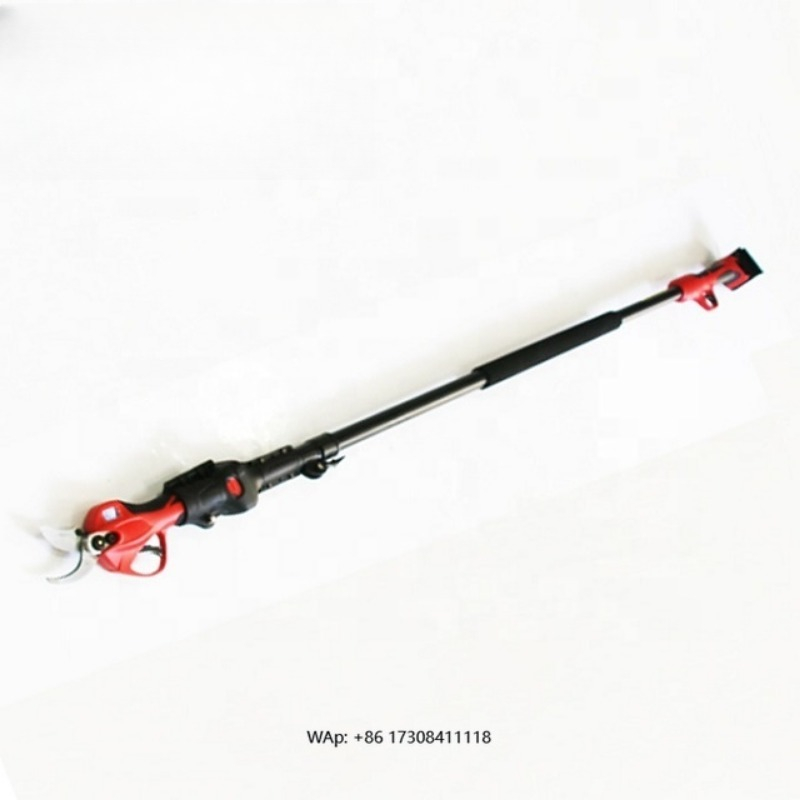 Electric Pruner With Extension Pole - Sécateur électrique télescopique et sécateur à