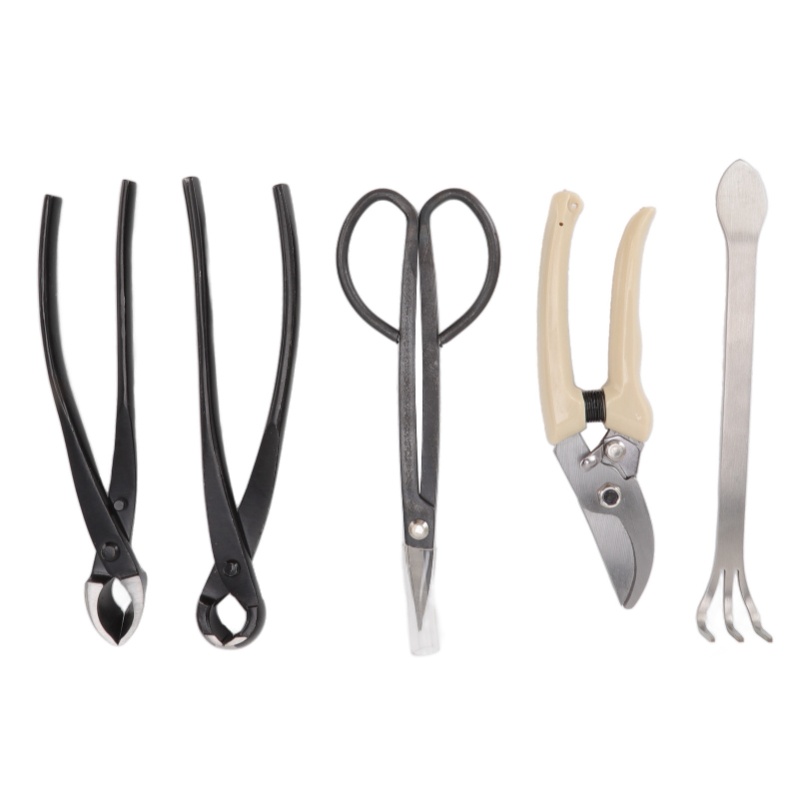 Bonsai Tool Set Stainless Carbon Steel - Kit d'outils pour bonsaï 5 pièces