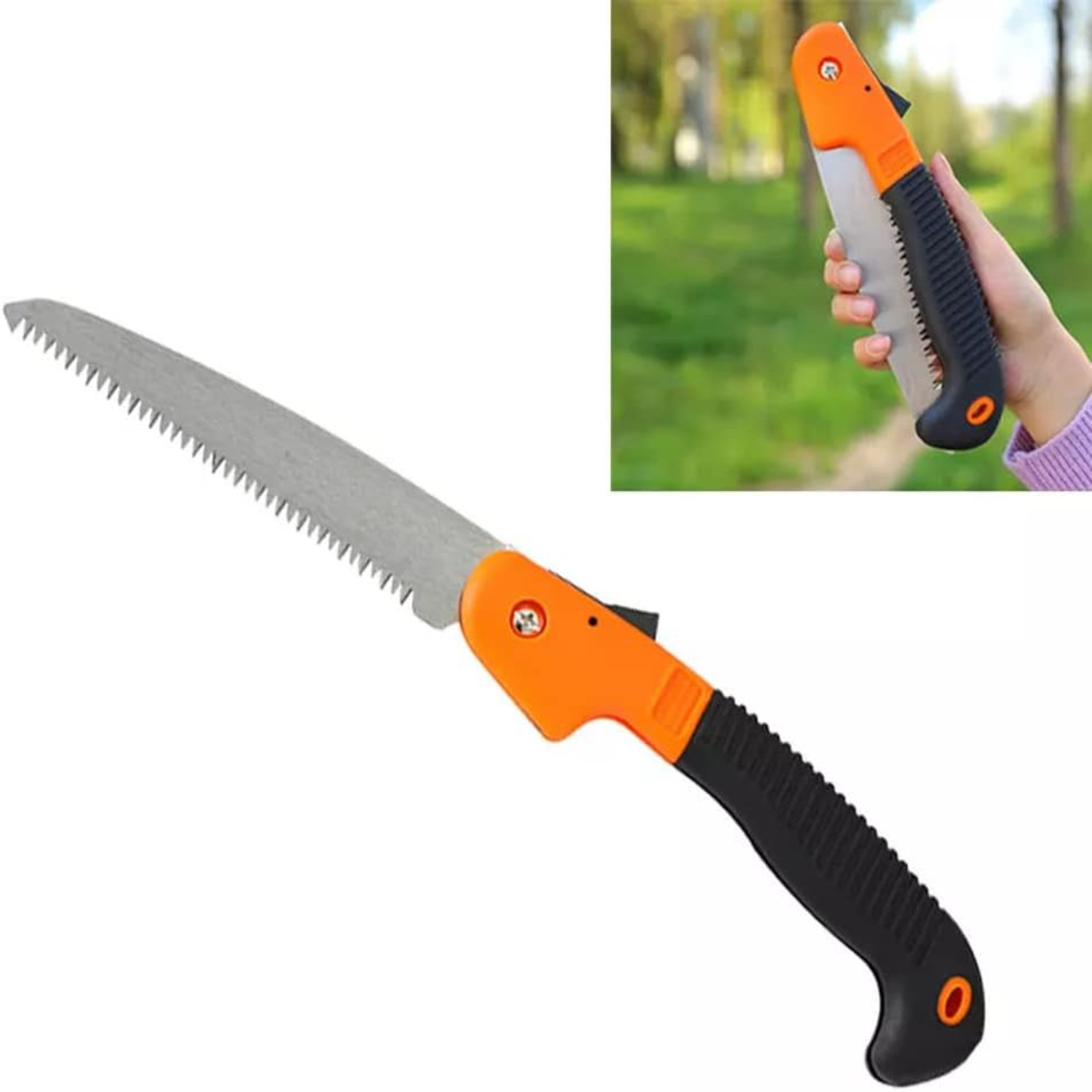 Pruning Saw Folding Hand Saw Tree - ® Sécateur pliant en acier, outil