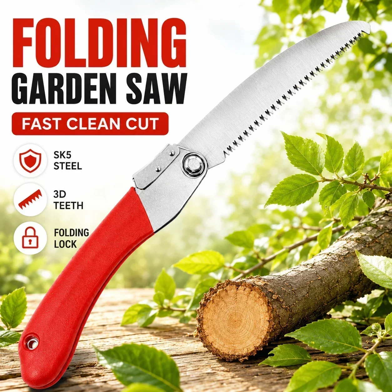 Pruning Saw Folding Hand Saw Tree - Scie à élaguer pliante 210 mm
