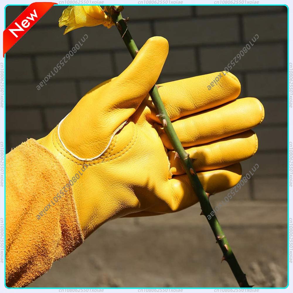 1 paire de gants de jardinage  - Gardening Gloves Thorn Proof Leather avis et prix