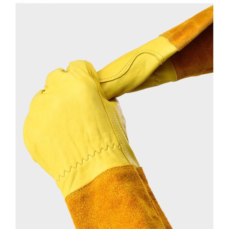 Gants en cuir respirants à man - Gardening Gloves Thorn Proof Leather avis et prix