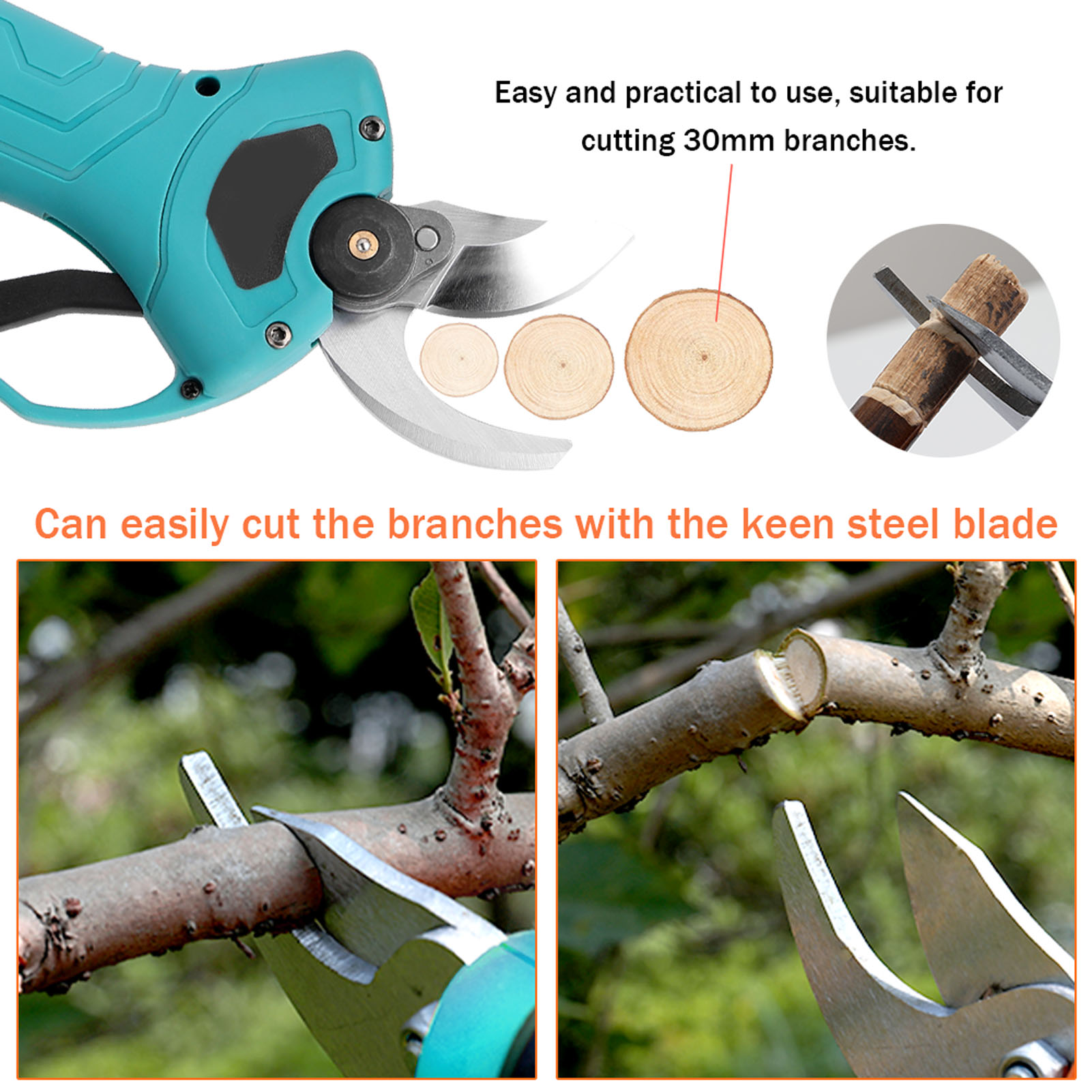 Lames de sécateur électrique s - Cordless Electric Pruning Shears 30Mm avis et prix