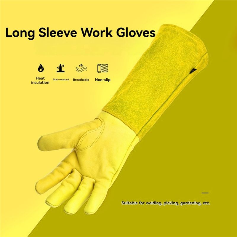 Gants de jardinage AEE4-Rose p - Gardening Gloves Thorn Proof Leather avis et prix