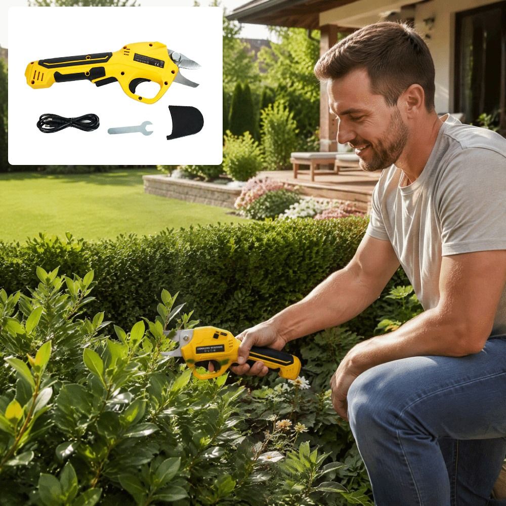 Sécateur électrique rechargeab - Cordless Electric Pruning Shears 30Mm avis et prix