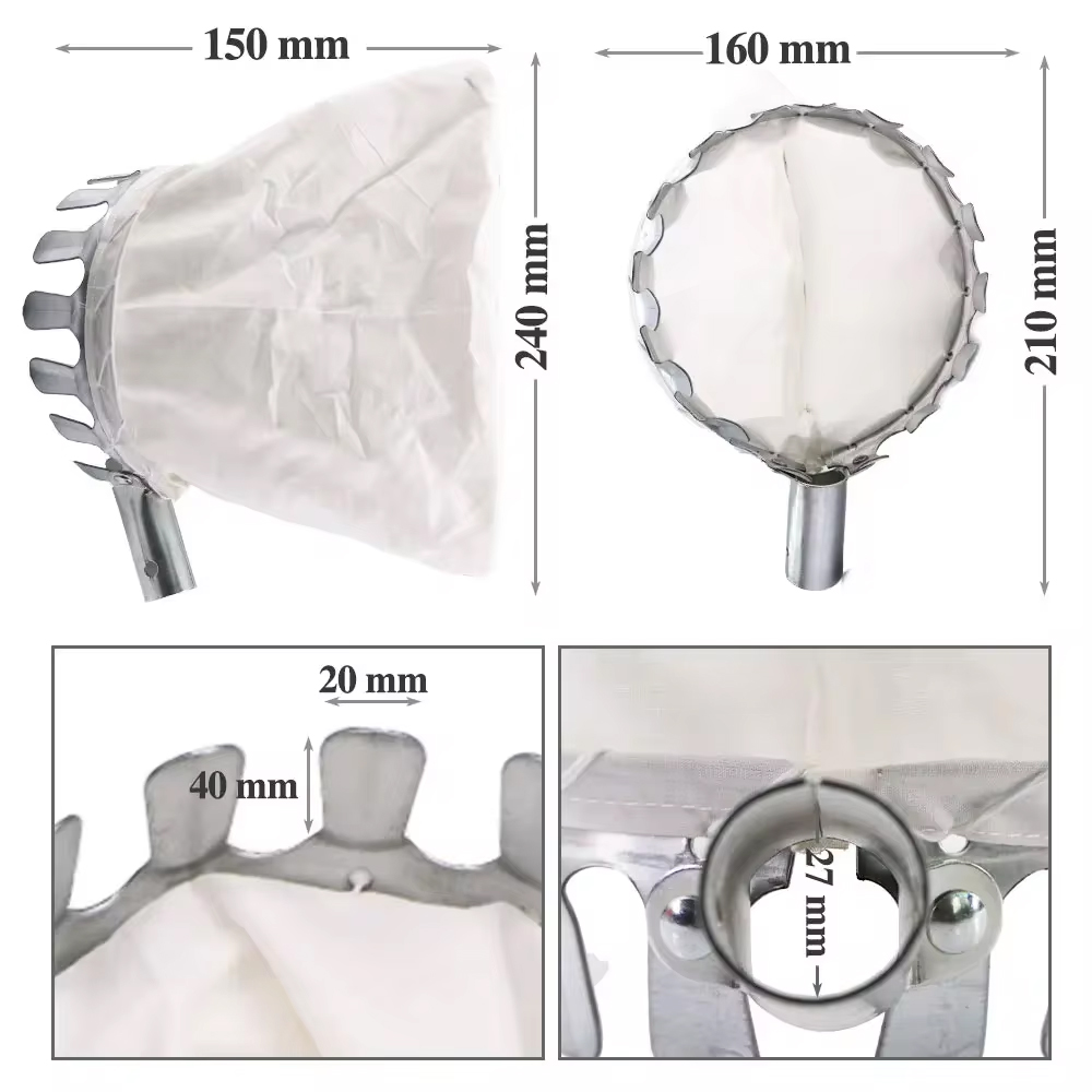 Tête de cueillette de poires a - Fruit Picker Basket Telescopic Pole avis et prix