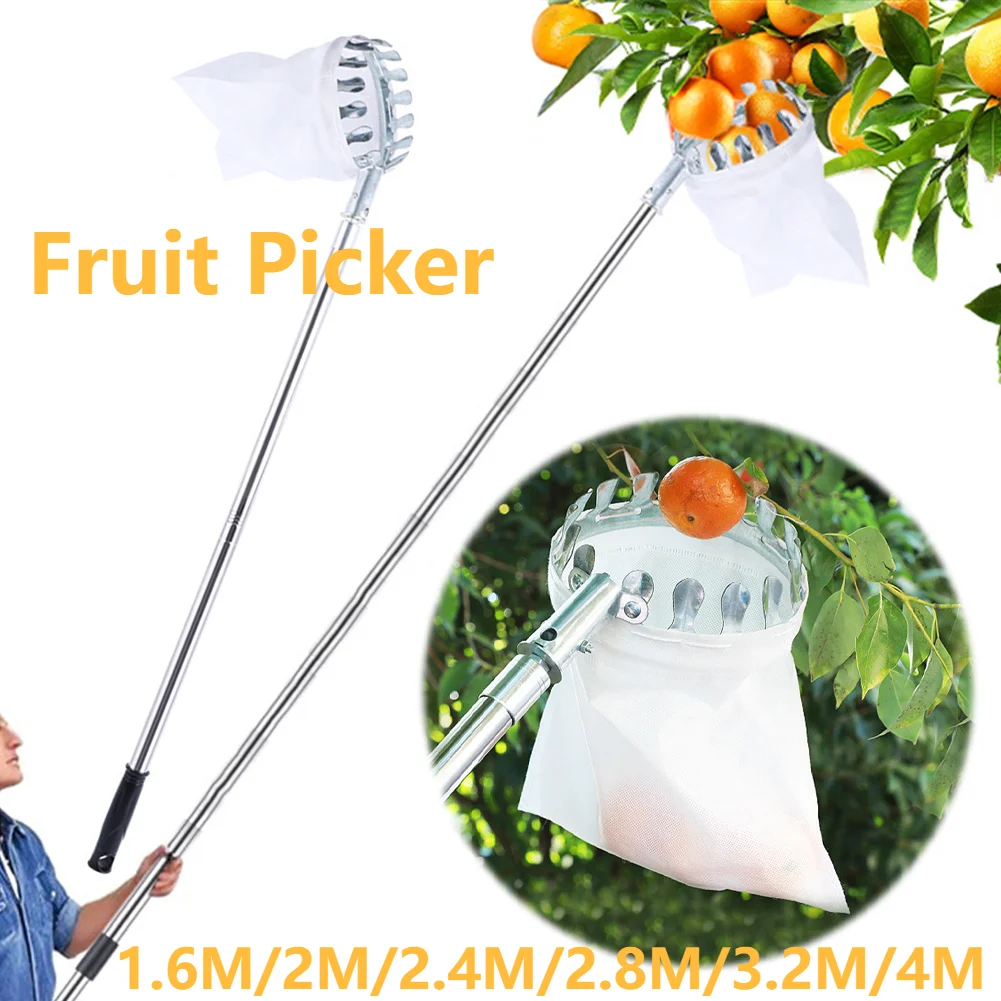 Outil de cueillette de fruits  - Fruit Picker Basket Telescopic Pole avis et prix