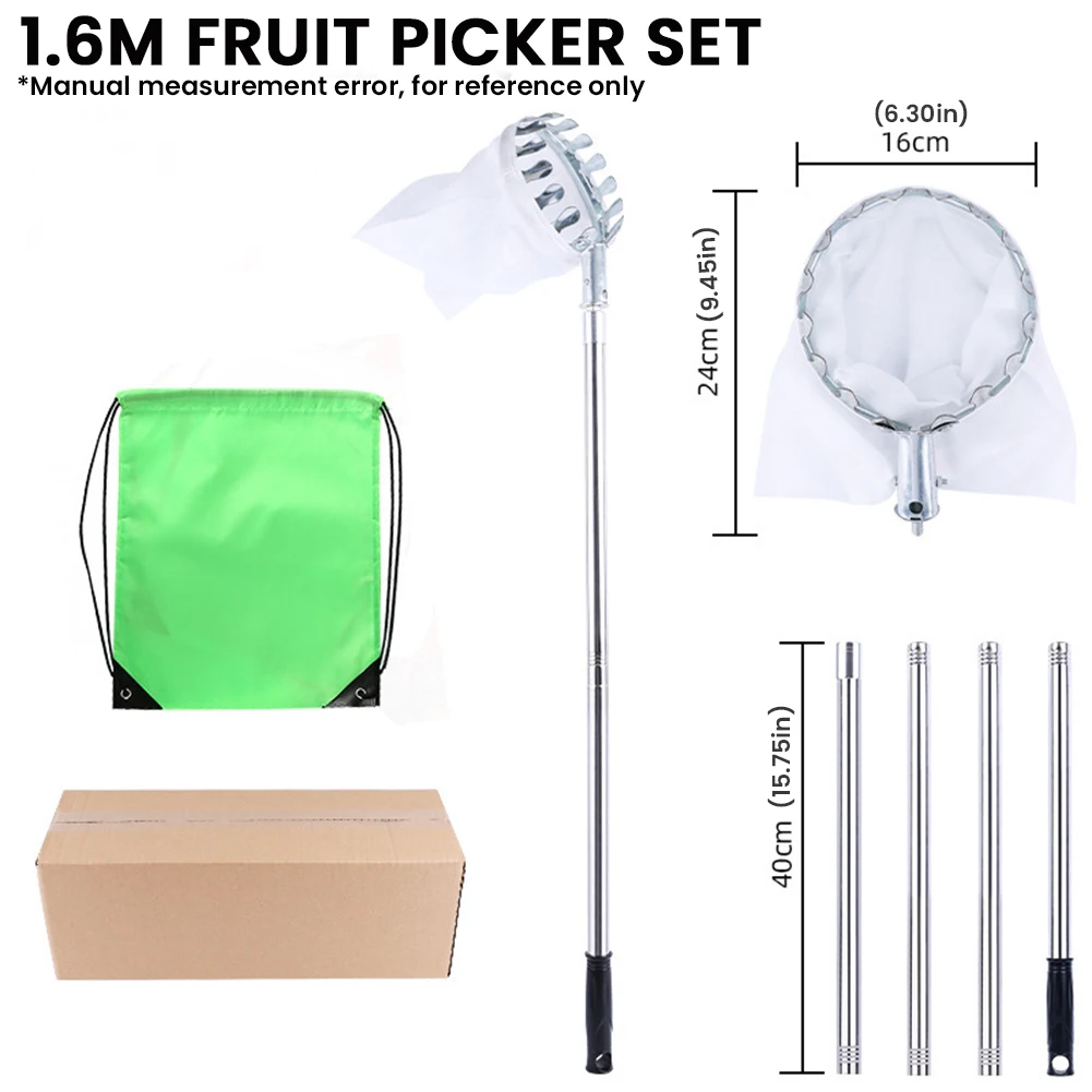 Outil de cueillette de fruits  - Fruit Picker Basket Telescopic Pole avis et prix