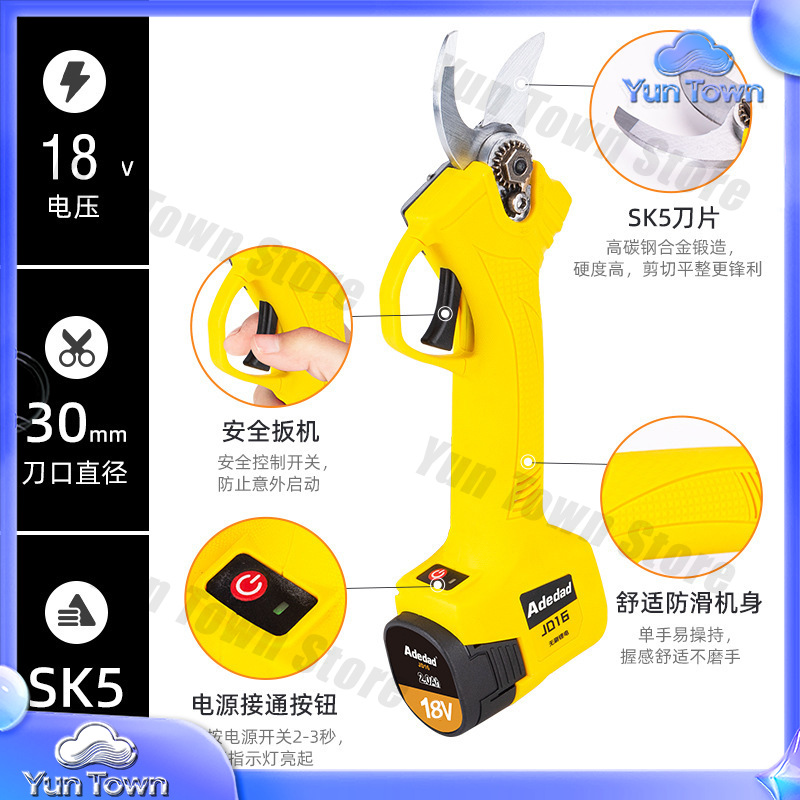 Sécateur électrique sans fil p - Cordless Electric Pruning Shears 30Mm avis et prix