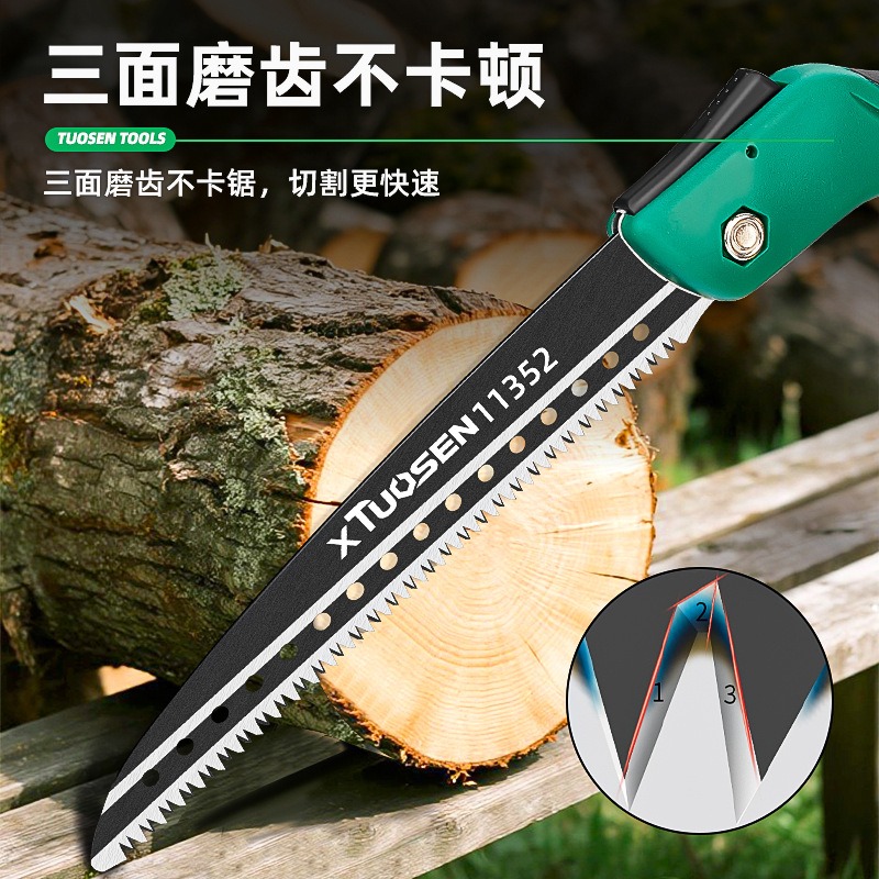 Scie à main Tuosen, scie plian - Pruning Saw Folding Hand Saw Tree avis et prix