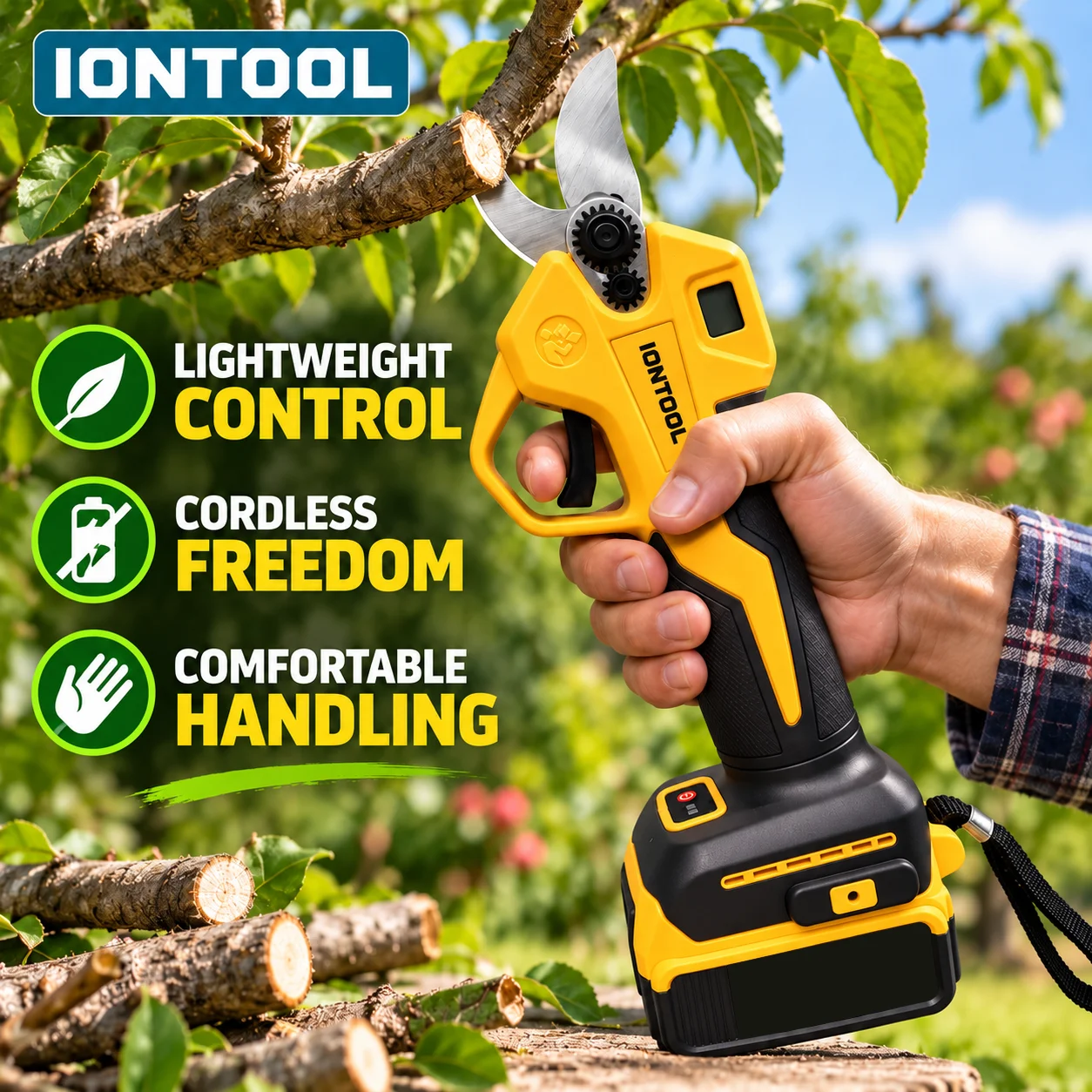 Cisailles de taille électrique - Cordless Electric Pruning Shears 30Mm avis et prix
