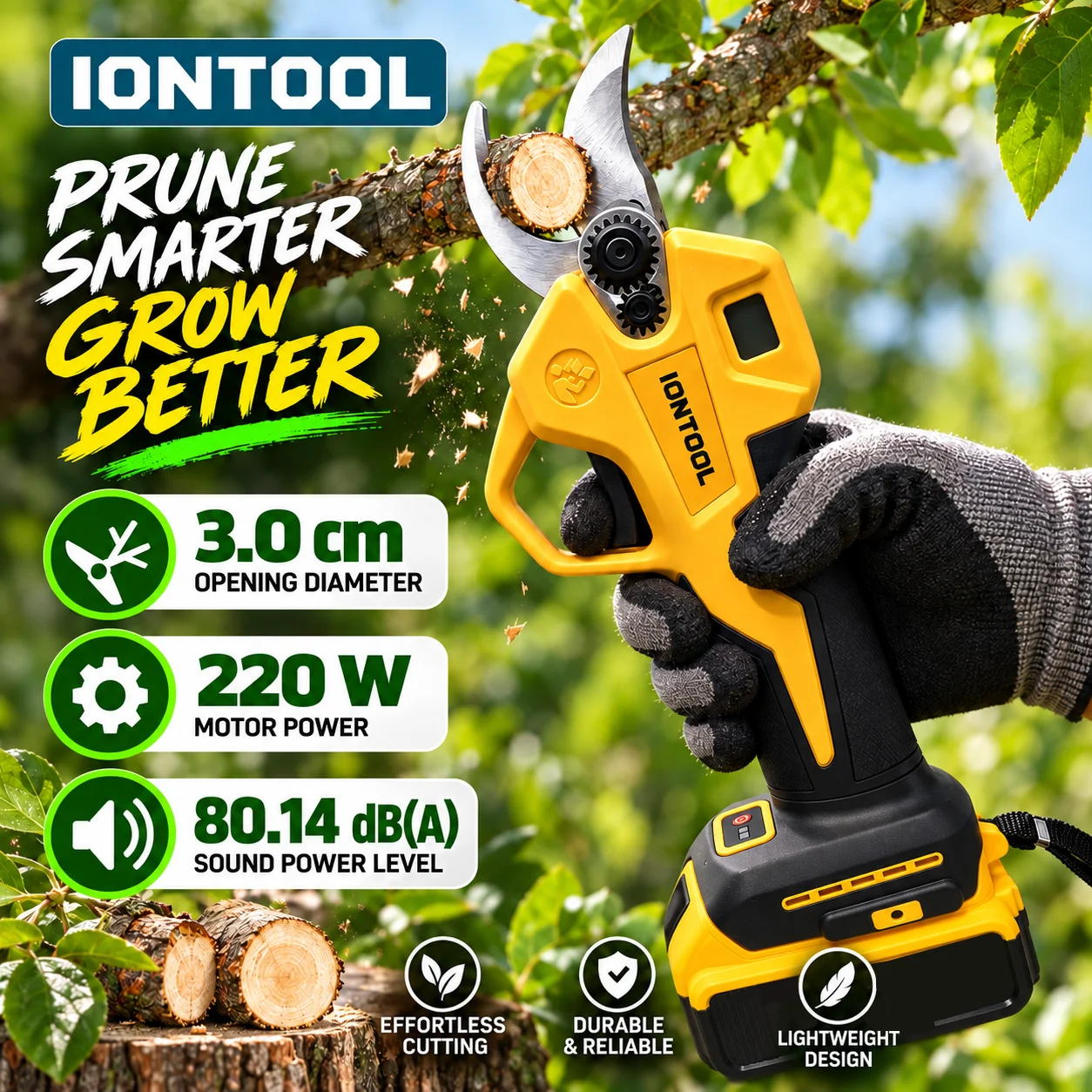 Cisailles de taille électrique - Cordless Electric Pruning Shears 30Mm avis et prix