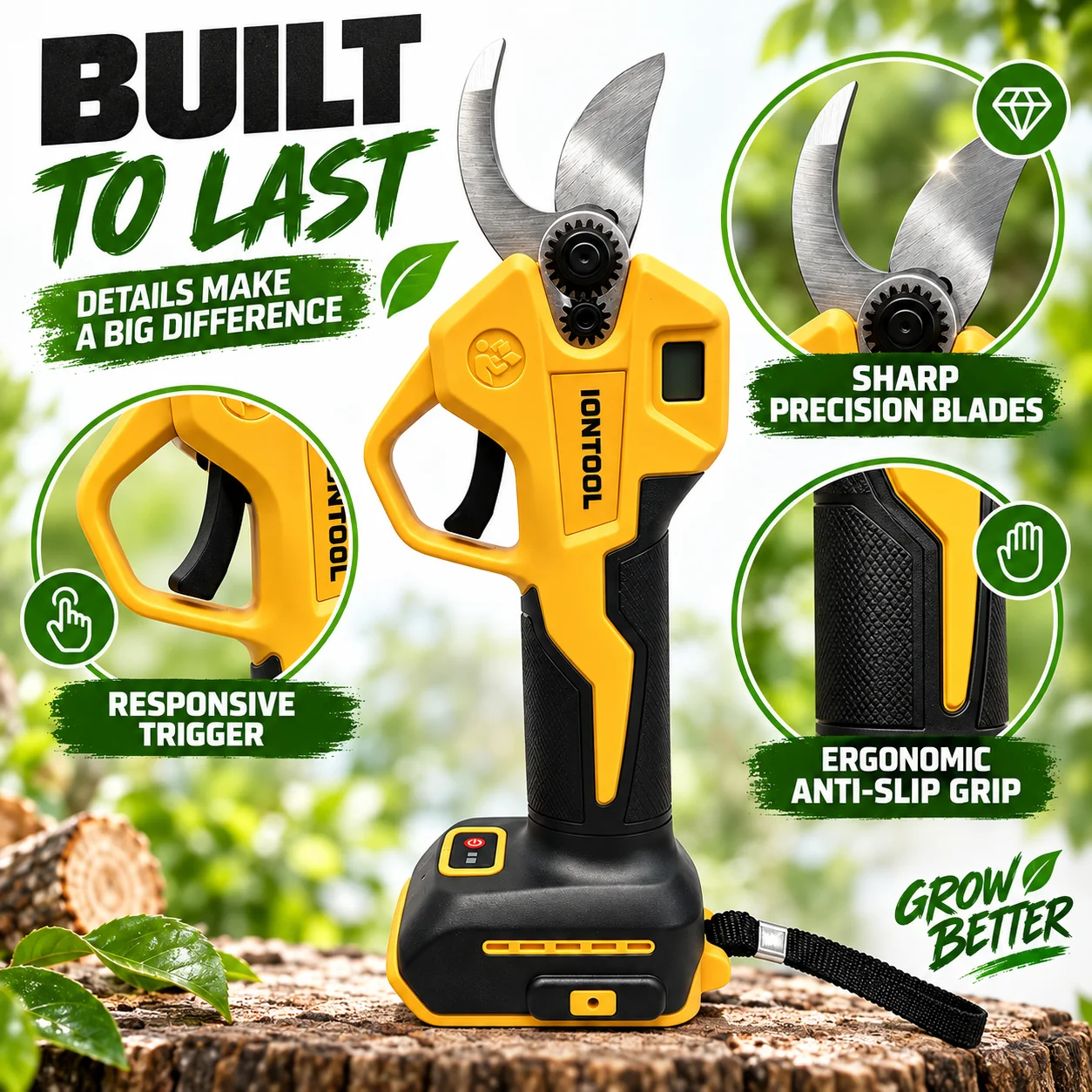 Cisailles de taille électrique - Cordless Electric Pruning Shears 30Mm avis et prix