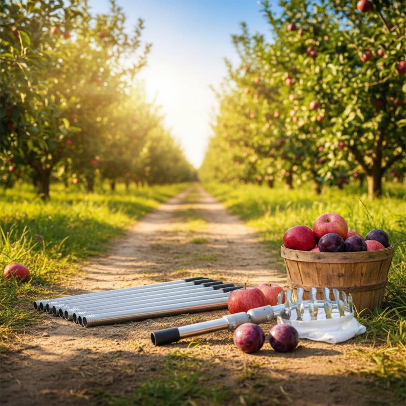 Cueilleur de fruits industriel - Fruit Picker Basket Telescopic Pole avis et prix