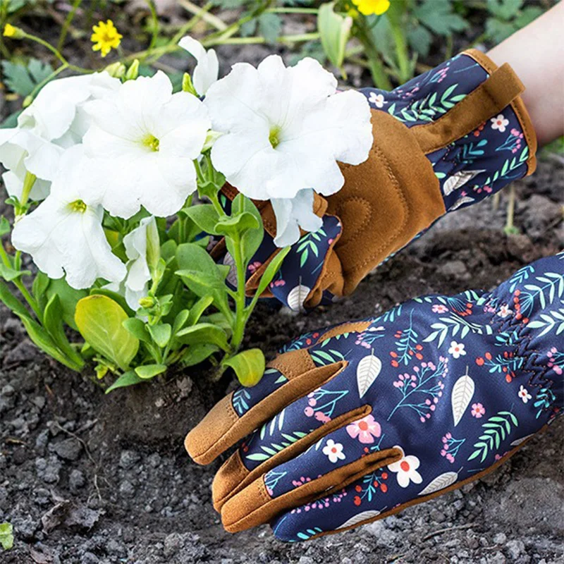 Gants de jardinage en cuir res - Gardening Gloves Thorn Proof Leather avis et prix