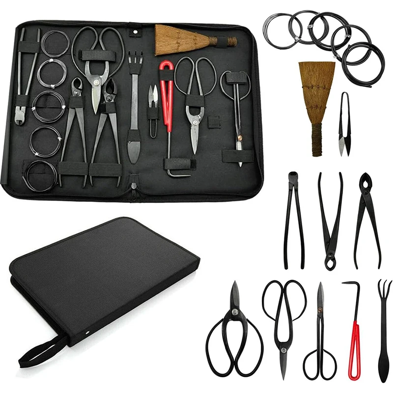 Ensemble d'outils de jardinage - Bonsai Tool Set Stainless Carbon Steel avis et prix