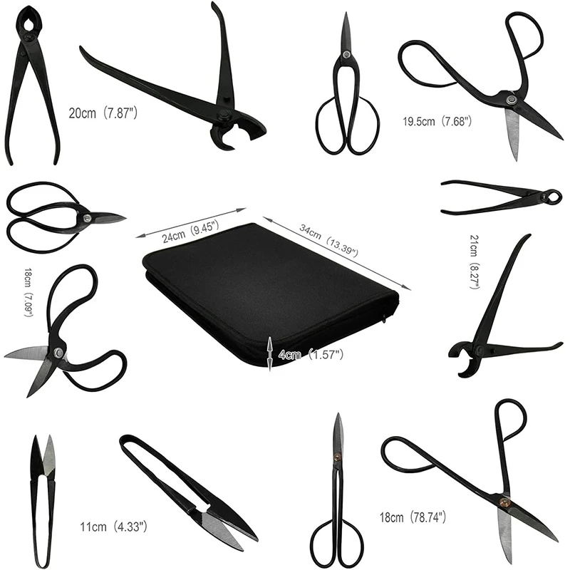 Ensemble d'outils de jardinage - Bonsai Tool Set Stainless Carbon Steel avis et prix
