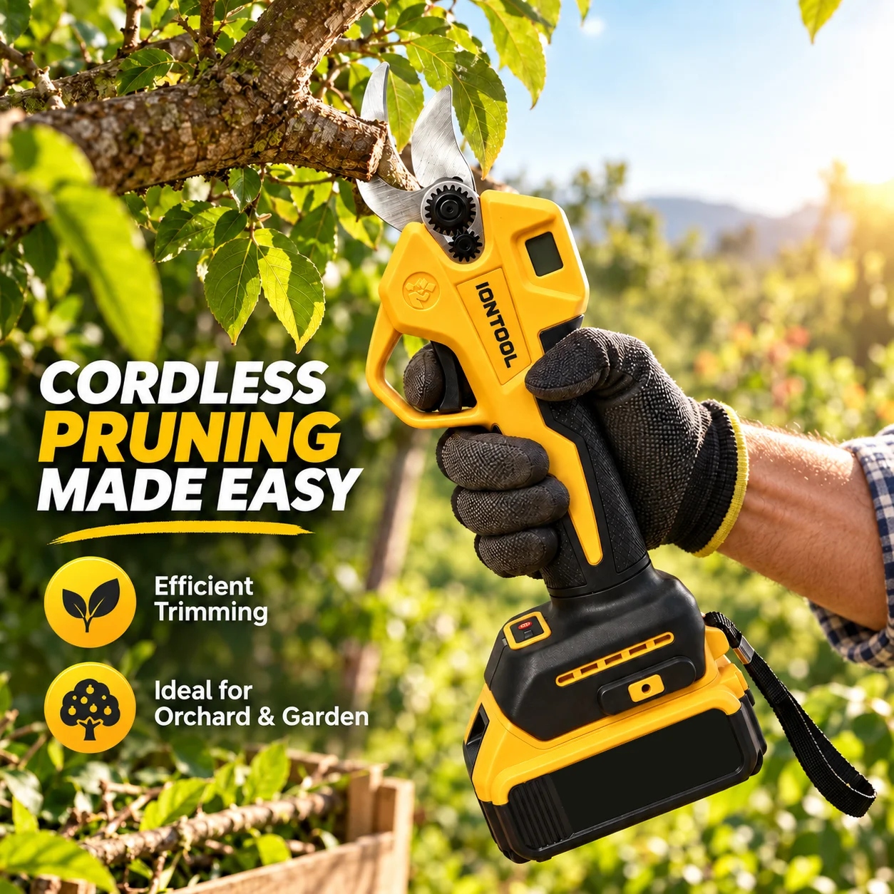 Cisailles de taille électrique - Cordless Electric Pruning Shears 30Mm avis et prix