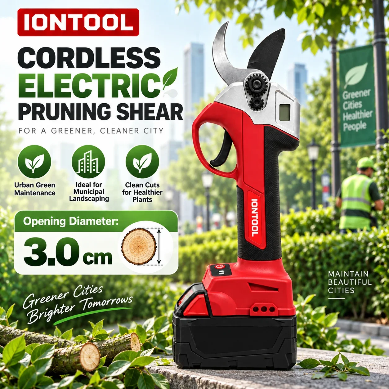 Cisailles de taille électrique - Cordless Electric Pruning Shears 30Mm avis et prix