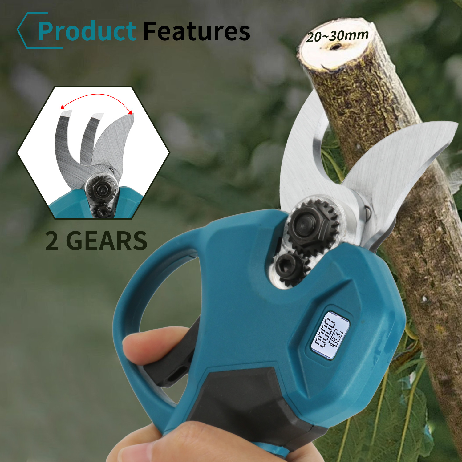 Sécateur électrique sans fil 1 - Cordless Electric Pruning Shears 30Mm avis et prix