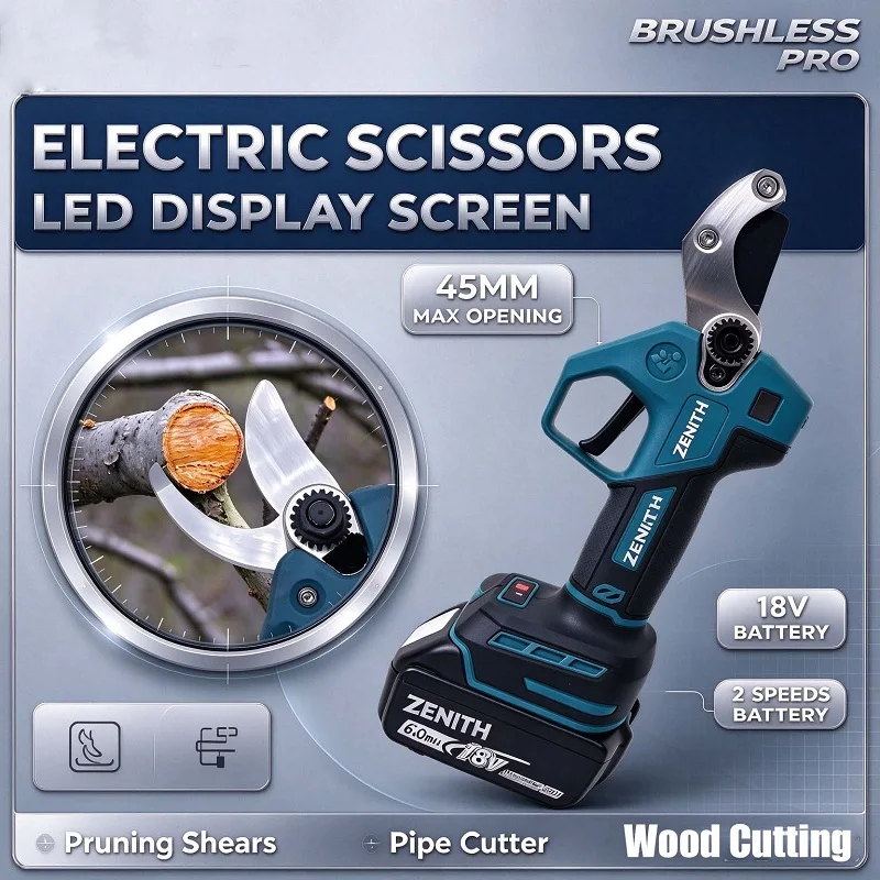 Sécateur électrique sans fil à - Brushless Tree Branch Cutter 40Mm avis et prix
