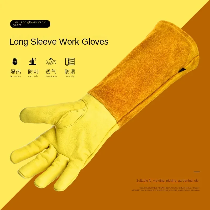 Gants de jardinage en cuir pou - Gardening Gloves Thorn Proof Leather avis et prix