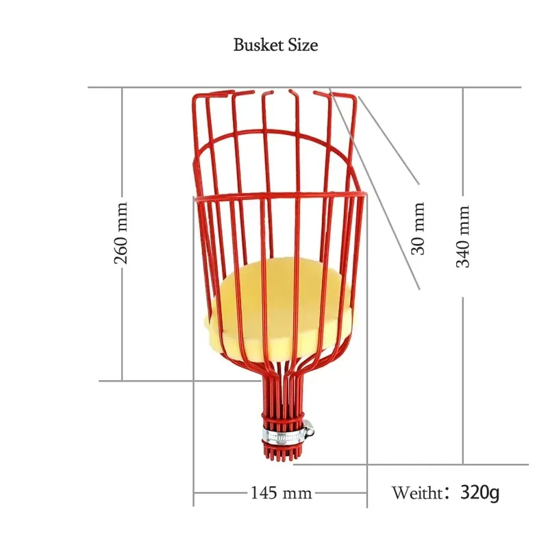 Nouvelle perche télescopique 2 - Fruit Picker Basket Telescopic Pole avis et prix