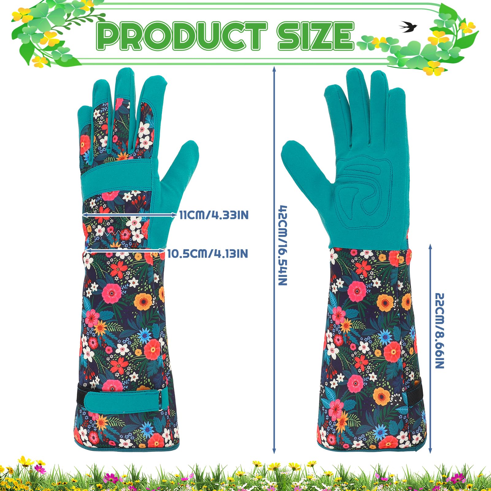 2 paires de gants de jardinage - Gardening Gloves Thorn Proof Leather avis et prix