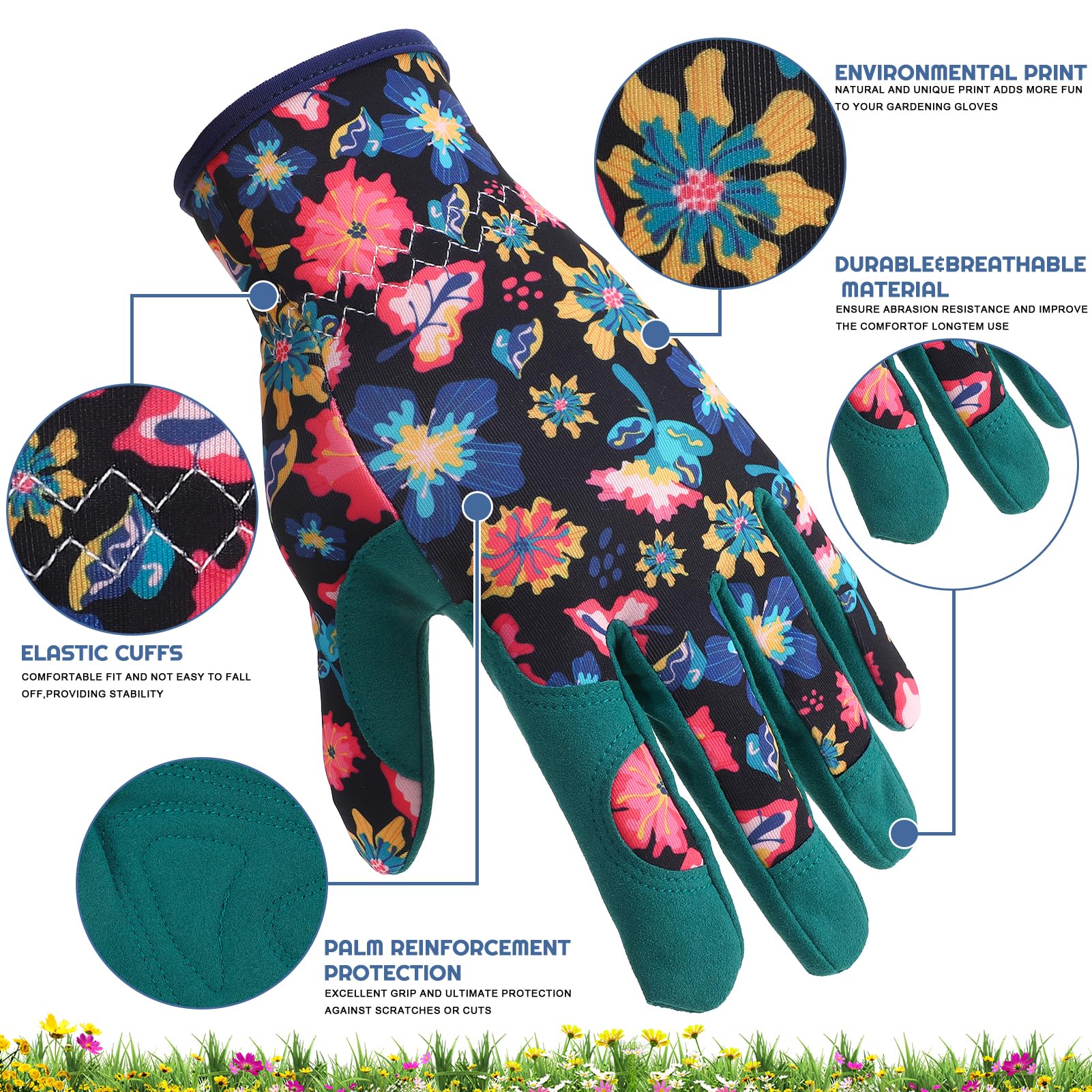 2 paires de gants de jardinage - Gardening Gloves Thorn Proof Leather avis et prix