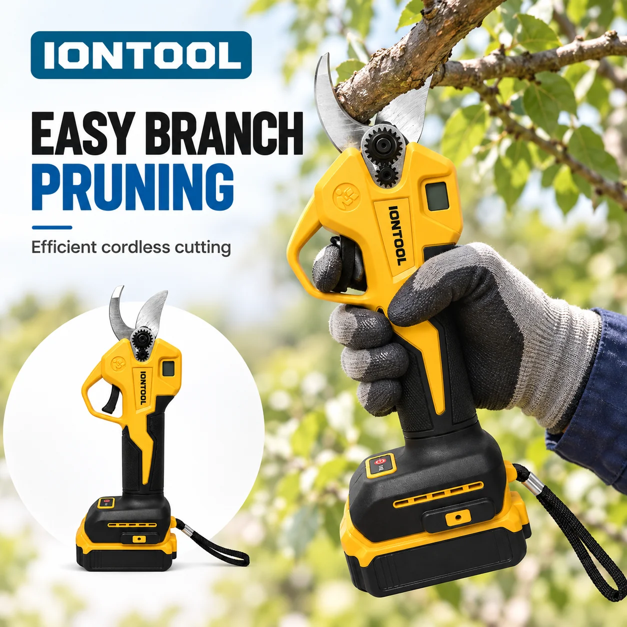 Cisailles de taille électrique - Cordless Electric Pruning Shears 30Mm avis et prix