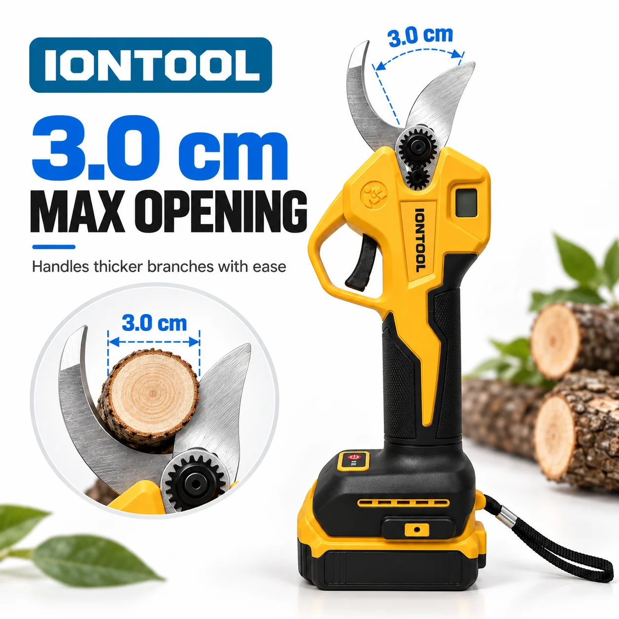 Cisailles de taille électrique - Cordless Electric Pruning Shears 30Mm avis et prix