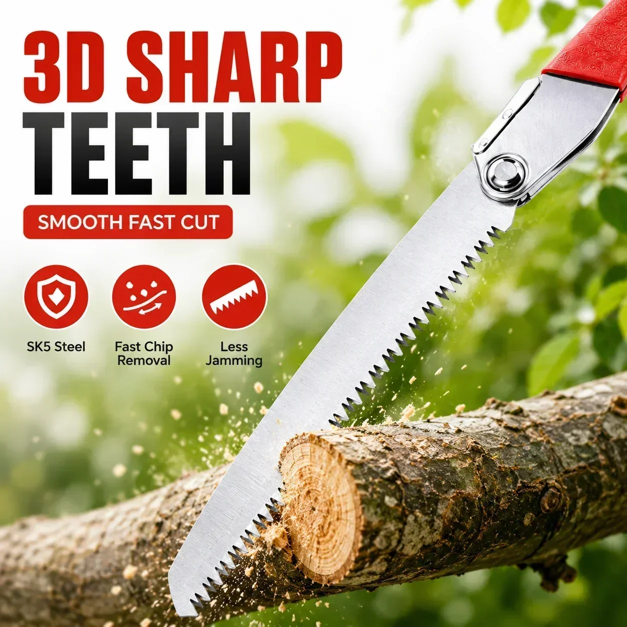 Scie à élaguer pliante 210 mm  - Pruning Saw Folding Hand Saw Tree avis et prix